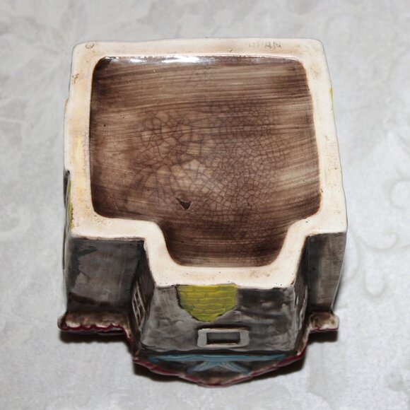 Vintage Cookie Jar | House Chalet Cabin Cookie Jar | Ceramic Canister - Picture 8 of 8